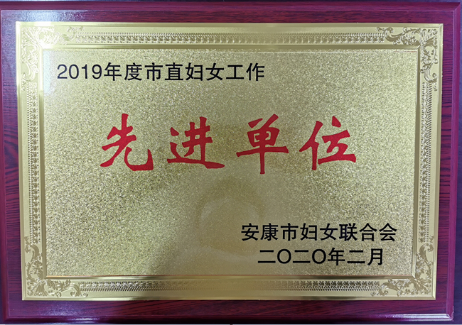 2019年度市直妇女工作先进单位