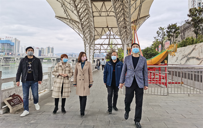 市国资委副主任吴虹检查指导龙舟文化园城市创建工作