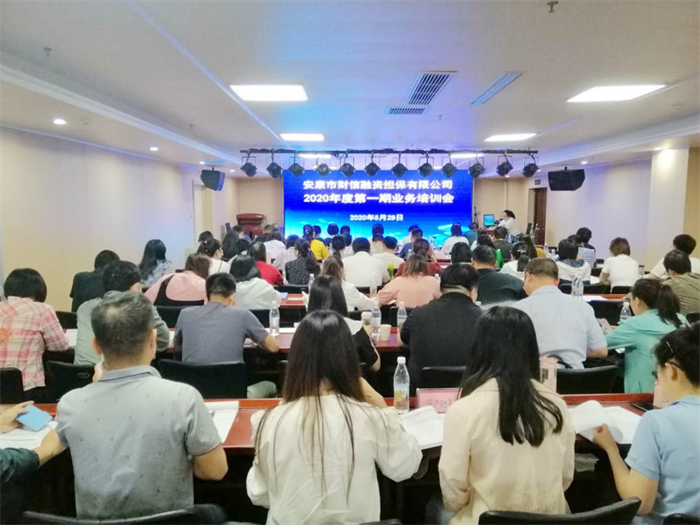 财信担保公司举办2020年第一期业务培训会