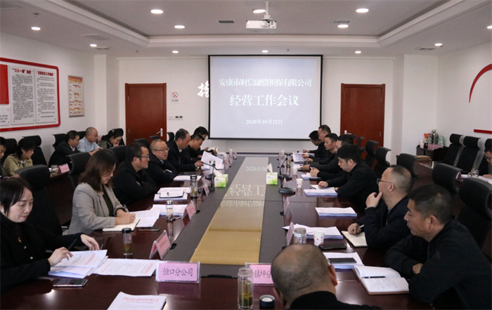 【要闻】奋力冲刺年度目标任务全力支持新社区工厂发展——财信担保公司召开经营工作会议