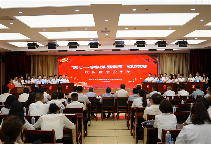 举办“庆七一·学条例·强素质”知识竞赛活动