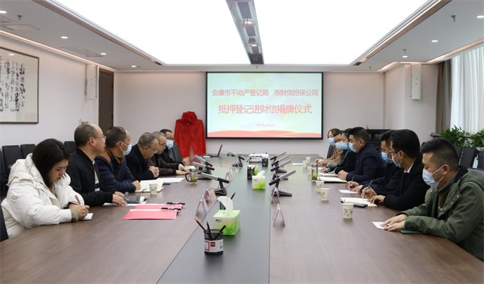 【要闻】财信担保公司在全省行业内率先引入不动产登记入驻