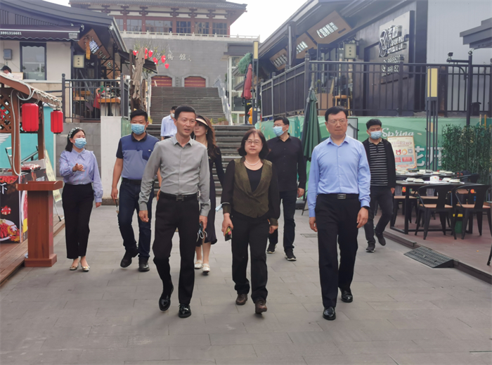 【要闻】商务部驻西安特办特派员胡剑萍来古西城文化园调研