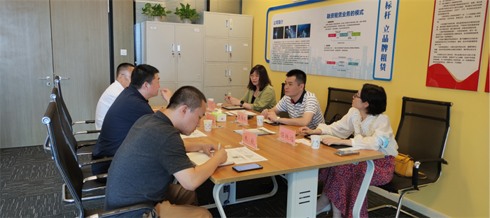天津东疆保税区金融服务促进局 来财信租赁公司考察交流工作